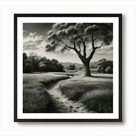 Lone Tree Art Print