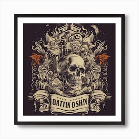 Skull 2 Art Print