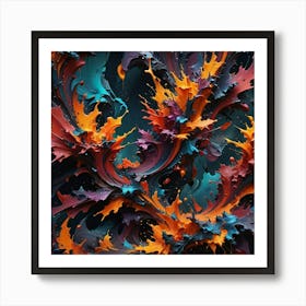 Abstract Abstract Painting 1 Art Print