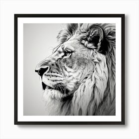 Lion Portrait#3 Art Print