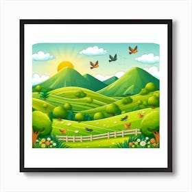 Natural Scenery Poster