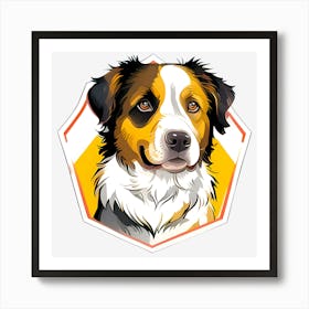 Bernese Mountain Dog 1 Art Print