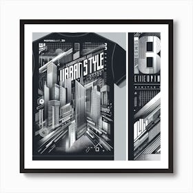 Urban Style T - Shirt Design Art Print