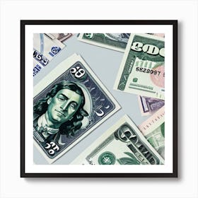 Money in year 2030 Art Print