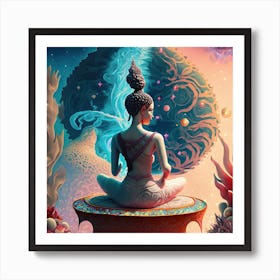 Siren Buddha #17 Art Print