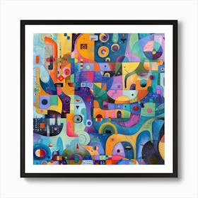 Abstract Painting 300 Art Print