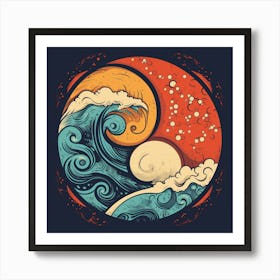 Yin And Yang 3 Art Print