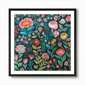 Dark Garden (12) Art Print