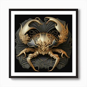 Crab Of The Gods Art Print