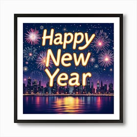 Happy New Year 33 Art Print