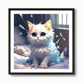 Cute Cat 6 Art Print