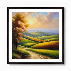 Tuscan Countryside 5 Art Print