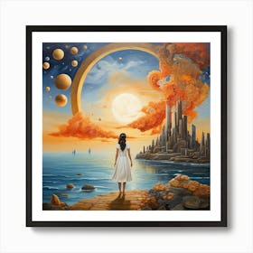 Default Title Time Of Tides Description The Painting Depicts A 3 Art Print