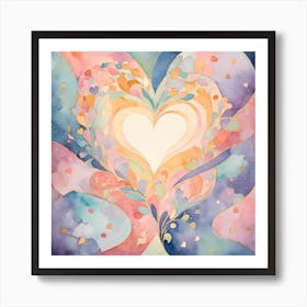 Heart Of Love Art Print