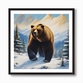 Grizzly Bear 1 Art Print