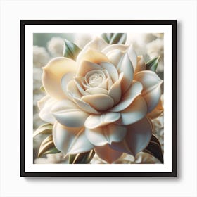 White Rose 2 Art Print