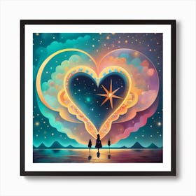 Heart Of Love Art Print