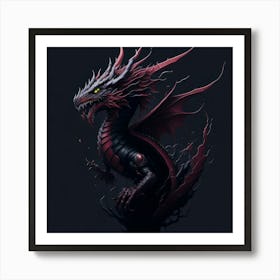 Red Dragon 14 Art Print