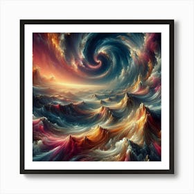 Psychedelic Painting Art Print