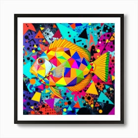 T Fish 10 Art Print