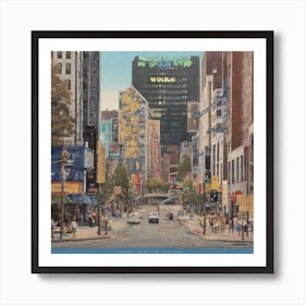 Nyc Cityscape Art Print