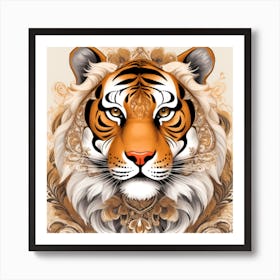 A Majestic Tiger Art Print