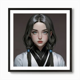 Chinese Girl Art Print