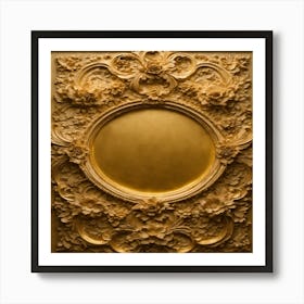 Ornate Gold Ceiling Art Print