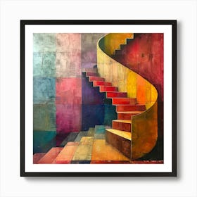 Stairway To Heaven 2 - city wall art, colorful wall art, home decor, minimal art, modern wall art, wall art, wall decoration, wall print colourful wall art, decor wall art, digital art, digital art download, interior wall art, downloadable art, eclectic wall, fantasy wall art, home decoration, home decor wall, printable art, printable wall art, wall art prints, artistic expression, contemporary, modern art print, Art Print