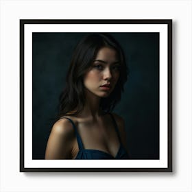 Portrait Of A Young Woman 6 Art Print