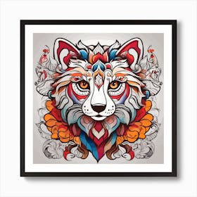 lion Head Art Print