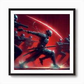 Star Wars Samurai Art Print