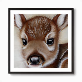 Adorable Deer (1) Art Print