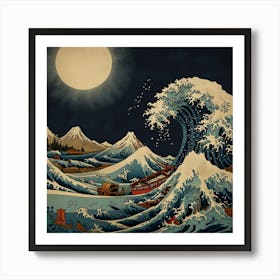 Great Wave Off Kanagawa 2 Art Print
