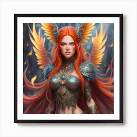 Iris Ember Art Print