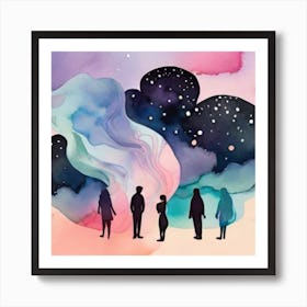 Sky Is Blue Art Print