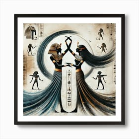 Egyptian Love Art Print