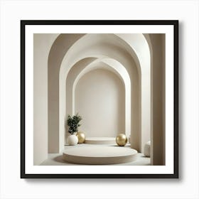 Arched Room 4 Art Print