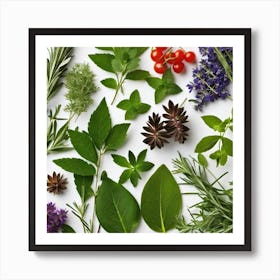 Fresh Herbs Art Print