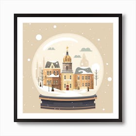 Nottingham United Kingdom 2 Snowglobe Art Print