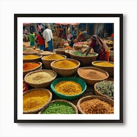 Spice Market Art Print