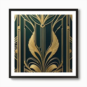 Deco Wallpaper 8 Art Print