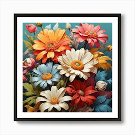 Flowers In A Vase art print 1 Art Print