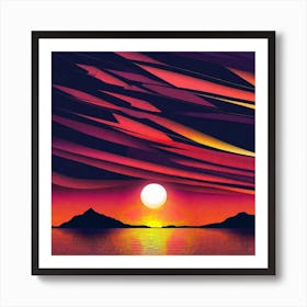 Sunset 6 Art Print