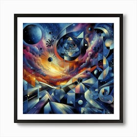 Space And Time Art Print