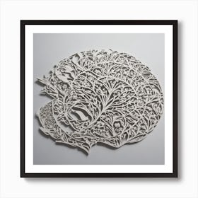 Paper Cut Art Art Print