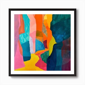 Abstract Travel Collection Jordan 3 Art Print