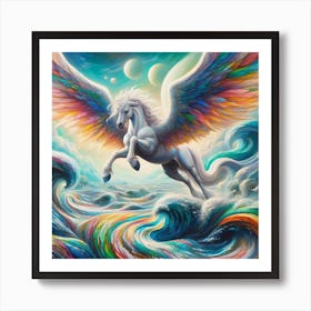 Rainbow Unicorn 2 Art Print