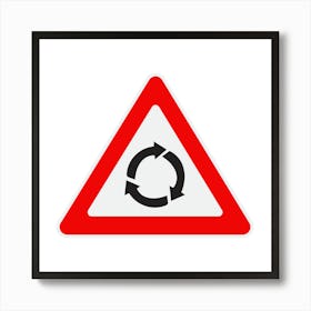 Road Sign.A fine artistic print that decorates the place.38 Art Print