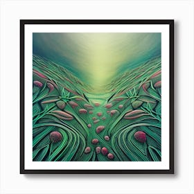 Flowing Beauty Art Print